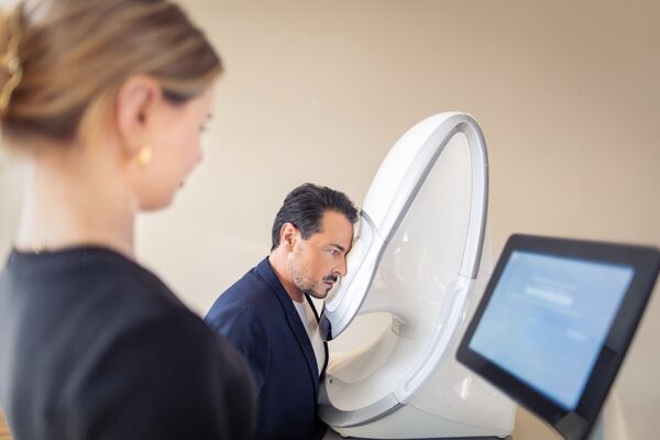 Untersuchung der Netzhaut