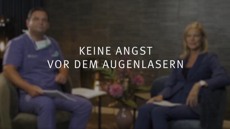 Nina Ruge spricht mit Dr.  Breyer zu dem Thema: Keine Angst vor dem Augenlasern.