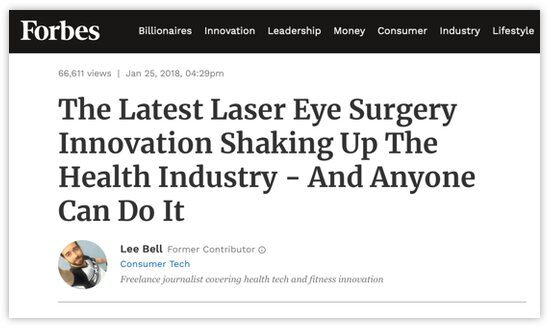 Augenlasern SMILE pro