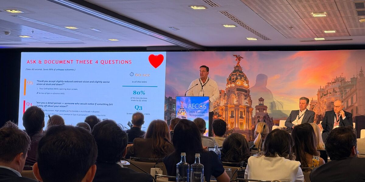 Dr. Breyer beim AECOS Meeting
